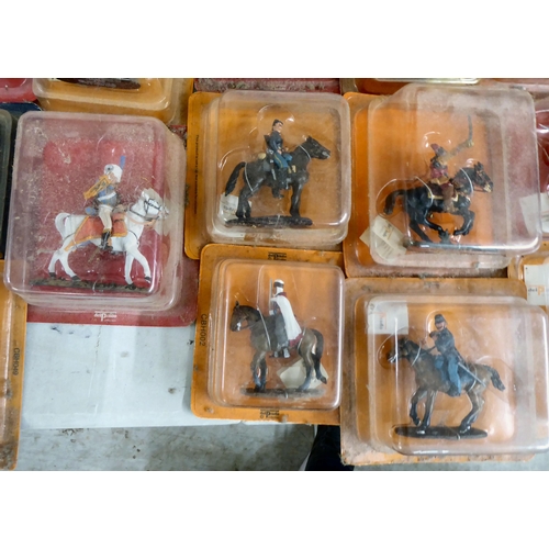 71 - Del Prado diecast model soldiers: to include Athenian Cavalryman; and Bertrand du Guesclin