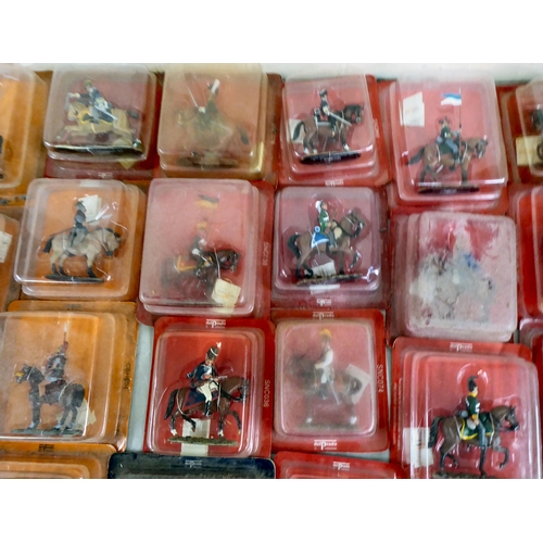 76 - Del Prado diecast model soldiers: to include Napoleon at Wagram; and El Cid