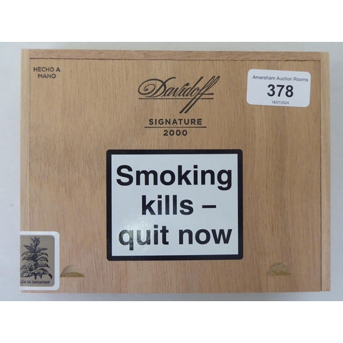 87 - Ten Davidoff Signature 2000 cigars  boxed & sealed