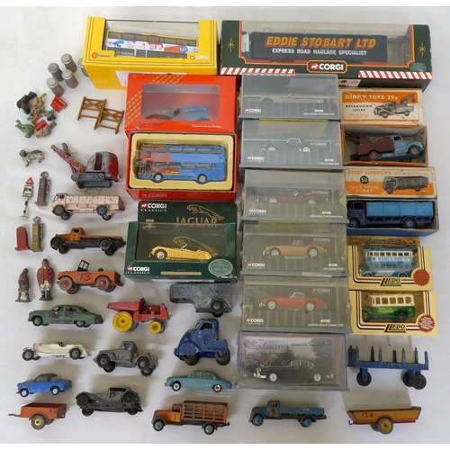 91 - Diecast model vehicles, many boxed: to include a Corgi Jaguar XK120; an Eddie Stobbart lorry; and a ... 