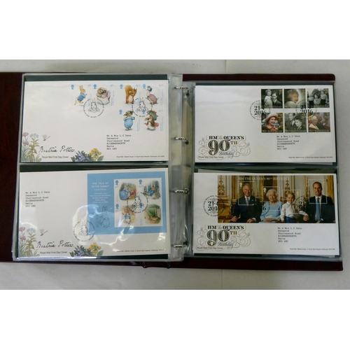 93 - An album collection of British Royal Mail First Day covers