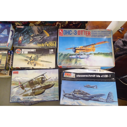 255 - 1/48 scale model kits: to include a P-51D Mustang by Testors; and a Curtiss P-36 A/C by Hobby Craft&... 