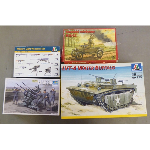 50 - 1/35 scale model kits: to include a Churchill Mk.III Aure by AFV Club; and a Panzer Kampfwagen IV by... 