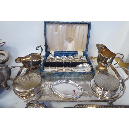 248 - Silver plate: to include a late Victorian sardine dish with a hinged lid  8