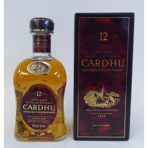 249 - A bottle of Cardhu 12 year old Scotch whisky