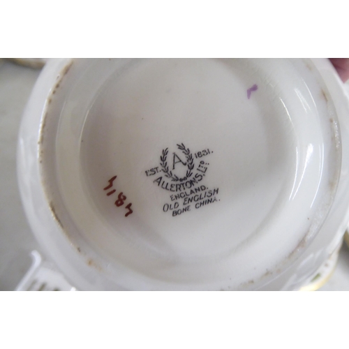 252 - Variously patterned china tableware: to include Royal Crown Derby; Royal Doulton; and Susie Cooper