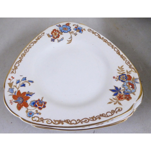 252 - Variously patterned china tableware: to include Royal Crown Derby; Royal Doulton; and Susie Cooper