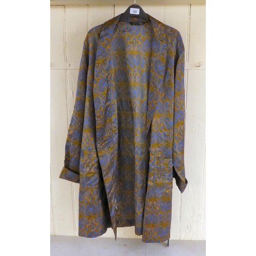 269 - A gentleman's St Michael silk dressing gown  size medium