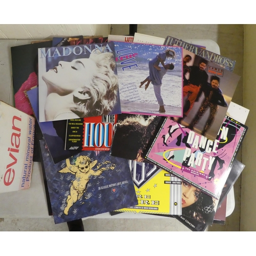 292 - Vinyl albums, mainly soul and pop: to include Madonna, Whitney Houston and Motown; and some 45rpm si... 