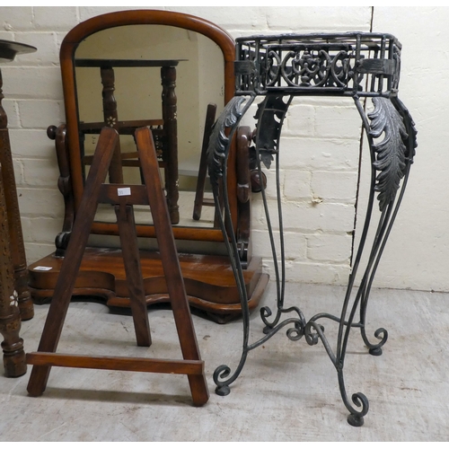 295 - Interior designer items: to include a Victorian mahogany dressing table mirror  24