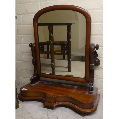 295 - Interior designer items: to include a Victorian mahogany dressing table mirror  24