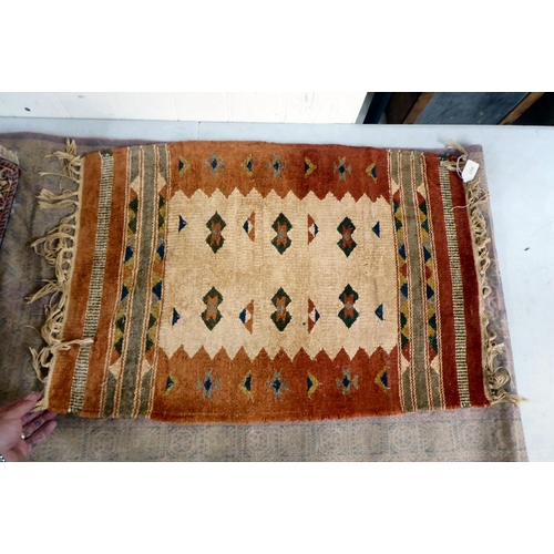 298 - Five dissimilar small rugs