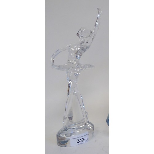 242 - A Baccarat crystal model 'Ballerina'  bears an etched mark  11