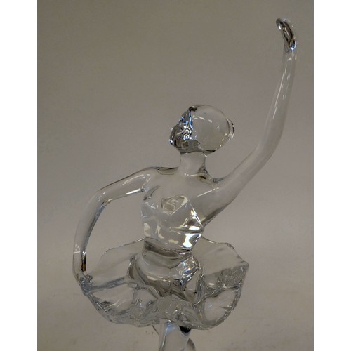 242 - A Baccarat crystal model 'Ballerina'  bears an etched mark  11