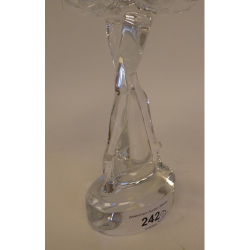 242 - A Baccarat crystal model 'Ballerina'  bears an etched mark  11