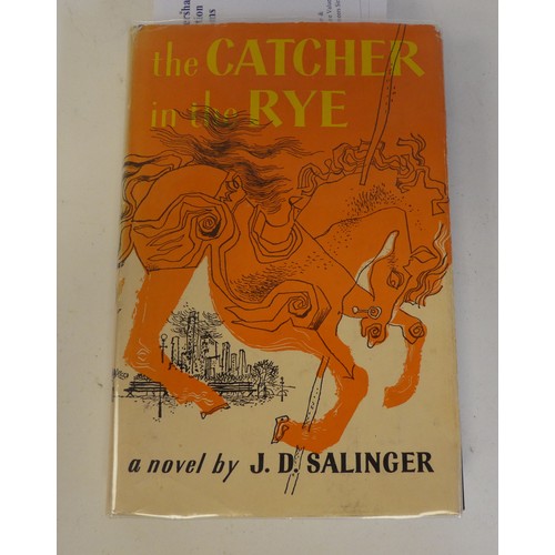 67 - Book: 'The Catcher in the Rye' by JD Salinger, a Book Club Edition with a dust cover, published by L... 