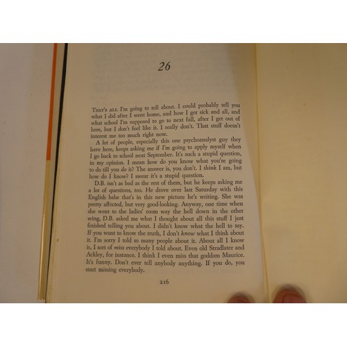 67 - Book: 'The Catcher in the Rye' by JD Salinger, a Book Club Edition with a dust cover, published by L... 