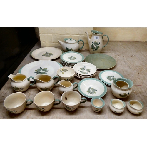 296 - Wedgwood china Woodbury pattern teaware