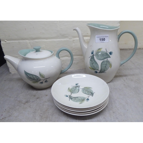 296 - Wedgwood china Woodbury pattern teaware