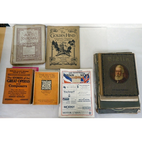 10 - Mainly early 20thC printed ephemera: to include late Victorian period art journal/magazines