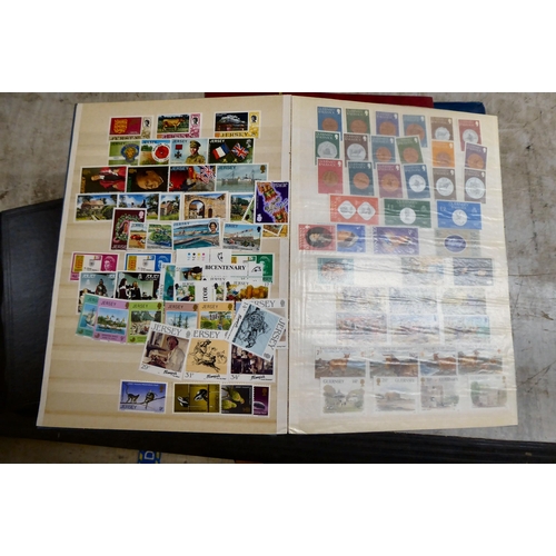 105 - A miscellany of postage stamps, mainly unused: to include issues for Israel, The Channel Islands and... 