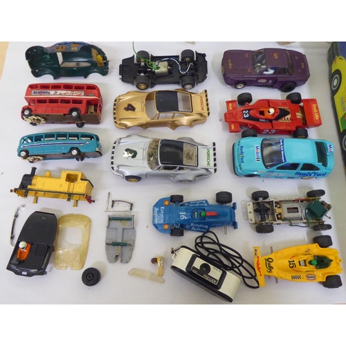 123 - Scalextric collectables  comprising cars, controller and track (completeness not guaranteed) ... 