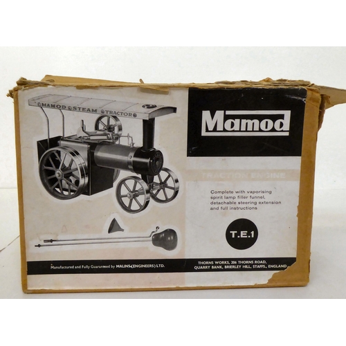 128 - A Mamod diecast live steam model tractor  9