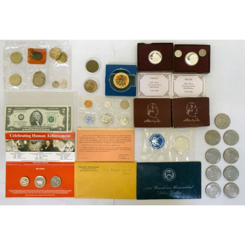 139 - American and British coins and banknotes