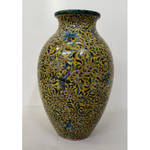 163 - Mainly 20thC Oriental collectables: to include a Japanese porcelain vase, on a yellow ground  1... 