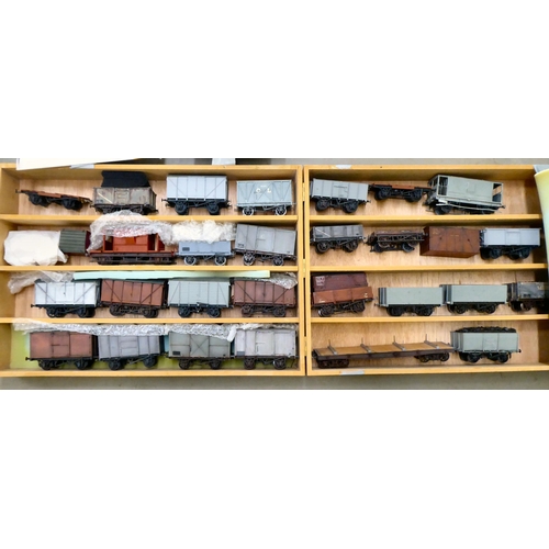 316 - Various 0 gauge model railway goods wagons