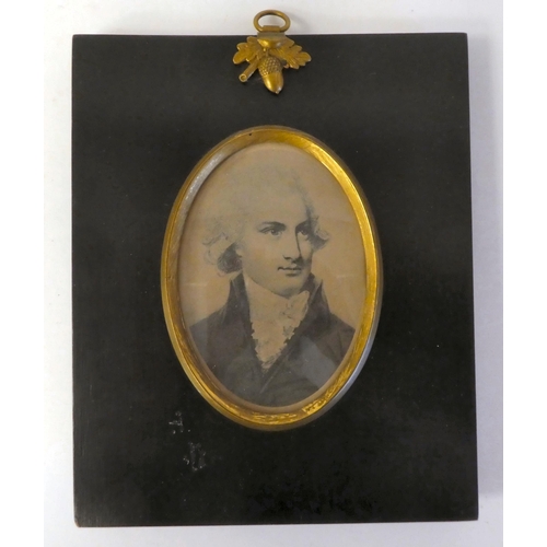 331 - 19thC and later framed silhouette pictures and printed portraits miniatures  all approx. 3