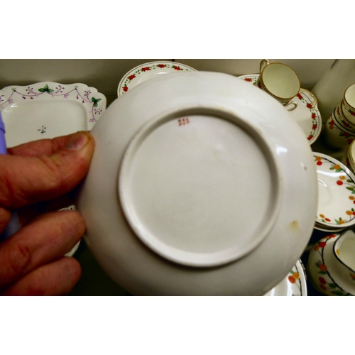 37 - Bone china teaware: to include two dissimilar patterns by Royal Doulton