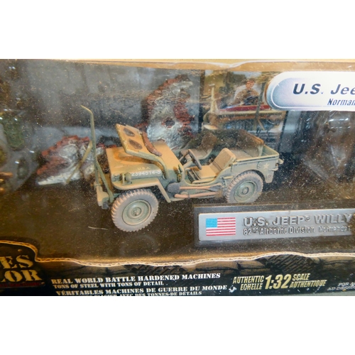 74 - Forces of Valor 1/32 scale diecast model vehicles: to include a UK Infantry Tank Mk.II; and a German... 