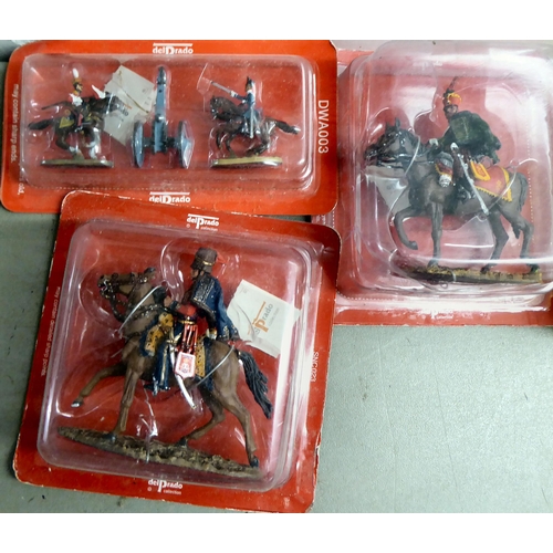 84 - Del Prado diecast model figures: to include Louis-Joseph de Montcalm; and Honda Tadakatsu