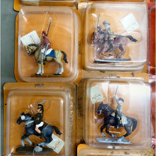 94 - Del Prado diecast model figures: to include Trooper, Austrian Jaegers, 1800; and Burgundian Man-At-A... 