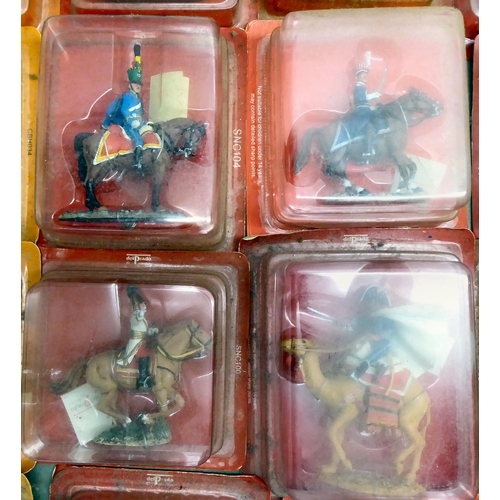 94 - Del Prado diecast model figures: to include Trooper, Austrian Jaegers, 1800; and Burgundian Man-At-A... 