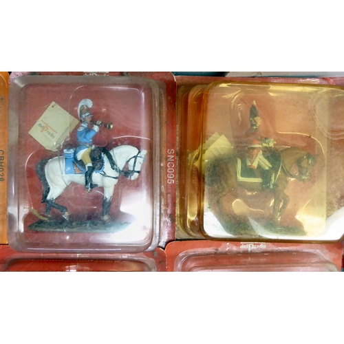 94 - Del Prado diecast model figures: to include Trooper, Austrian Jaegers, 1800; and Burgundian Man-At-A... 