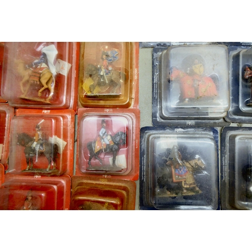 94 - Del Prado diecast model figures: to include Trooper, Austrian Jaegers, 1800; and Burgundian Man-At-A... 