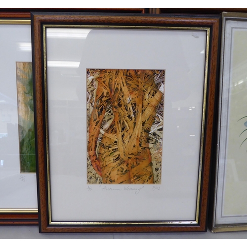 11 - Framed prints: to include botanical studies, period scenes and landscapes  mixed sizes