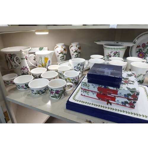 168 - Portmerion china Botanic garden pattern tableware