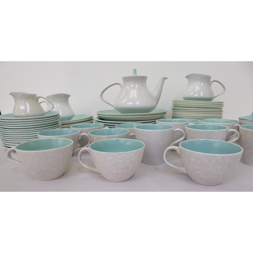 173 - Poole pottery two-tone teaware