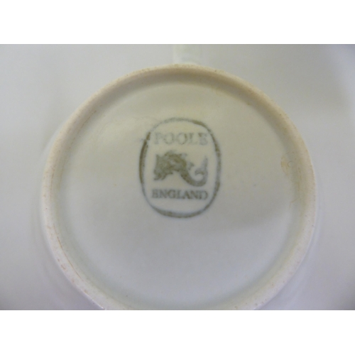 173 - Poole pottery two-tone teaware