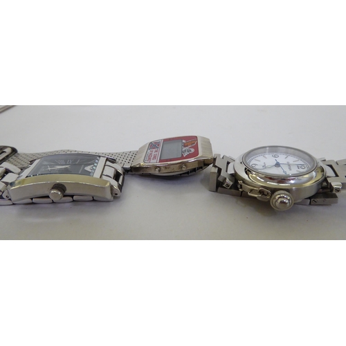 182 - Wristwatches: to include a Dukes of Hazzard stainless steel cased digital bracelet watch