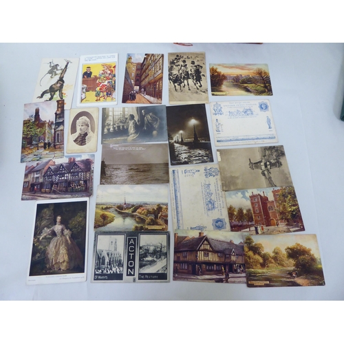 188 - Early Victorian-mid 20thC ephemera: to include photographs and used postcards 