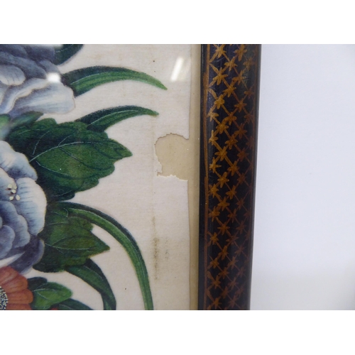 189 - 20thC Chinese School - a floral study  watercolour on ricepaper  8