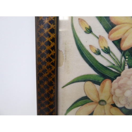 189 - 20thC Chinese School - a floral study  watercolour on ricepaper  8