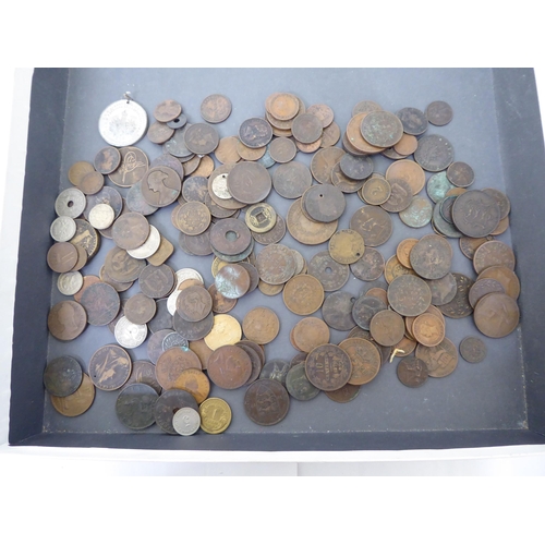 190 - Uncollated George II, George III and later British and foreign coins and tokens 