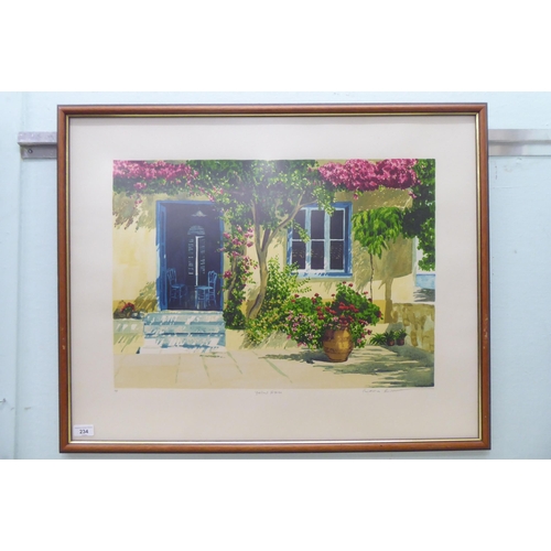 234 - 'Yellow House'  Artist Proof  bears an indistinct pencil signature  17