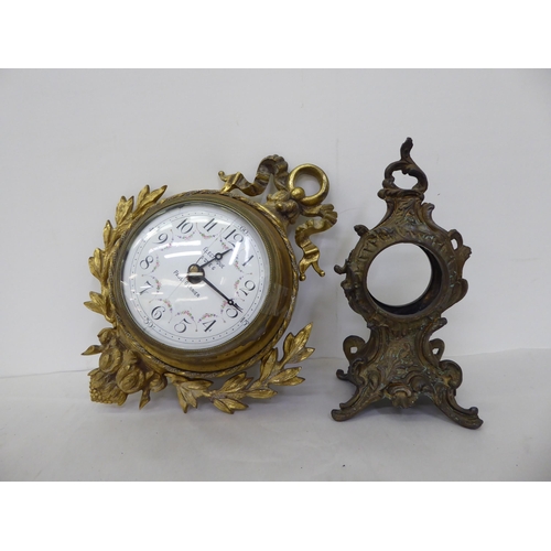 240 - Timepieces/mantel clocks  various makes and styles; and a Roberts radio