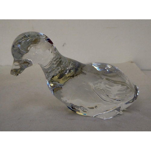 27 - Glassware: to include a Caithness Ammonite paperweight  3